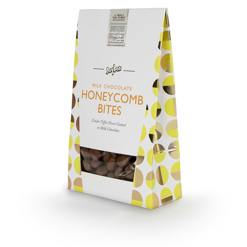 Milk Chocolate Honeycomb Bites 150g Cinder Toffee Pieces Coated in Milk Chocolate